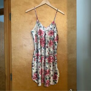 Vintage Slip Nightgown Floral - Medium - Private Luxuries